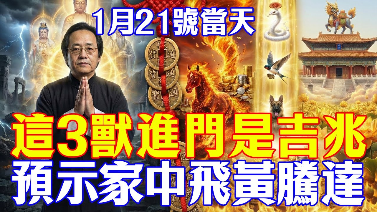 倪師警告：這3種動物進家門，是吉兆不是禍害！不懂的人才趕走，懂的人已經在悶聲發大財！這波「潑天富貴」你接得住嗎？
