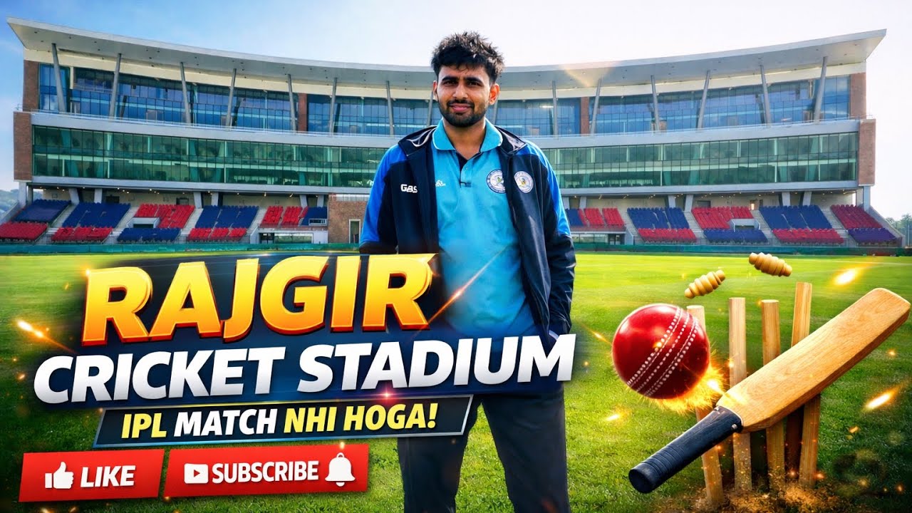 Update video of Rajgir cricket stadium #ipl2026 #readyformatch #rajgircricketstadium #hn 