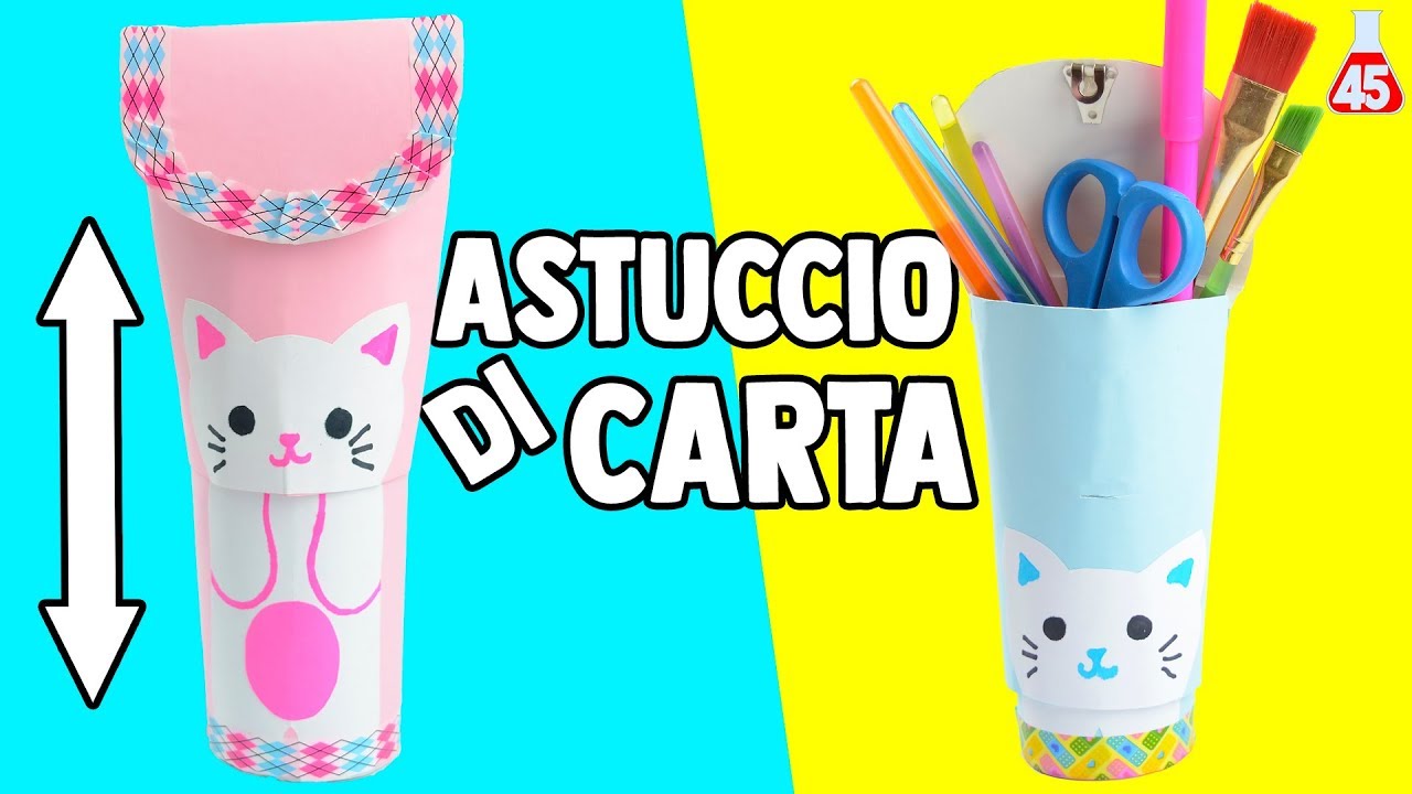 ASTUCCIO DI CARTONE FAI DA TE | DIY BACK TO SCHOOL