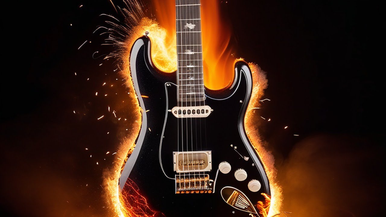 Gritty Rock Guitar Backing Track in D Minor