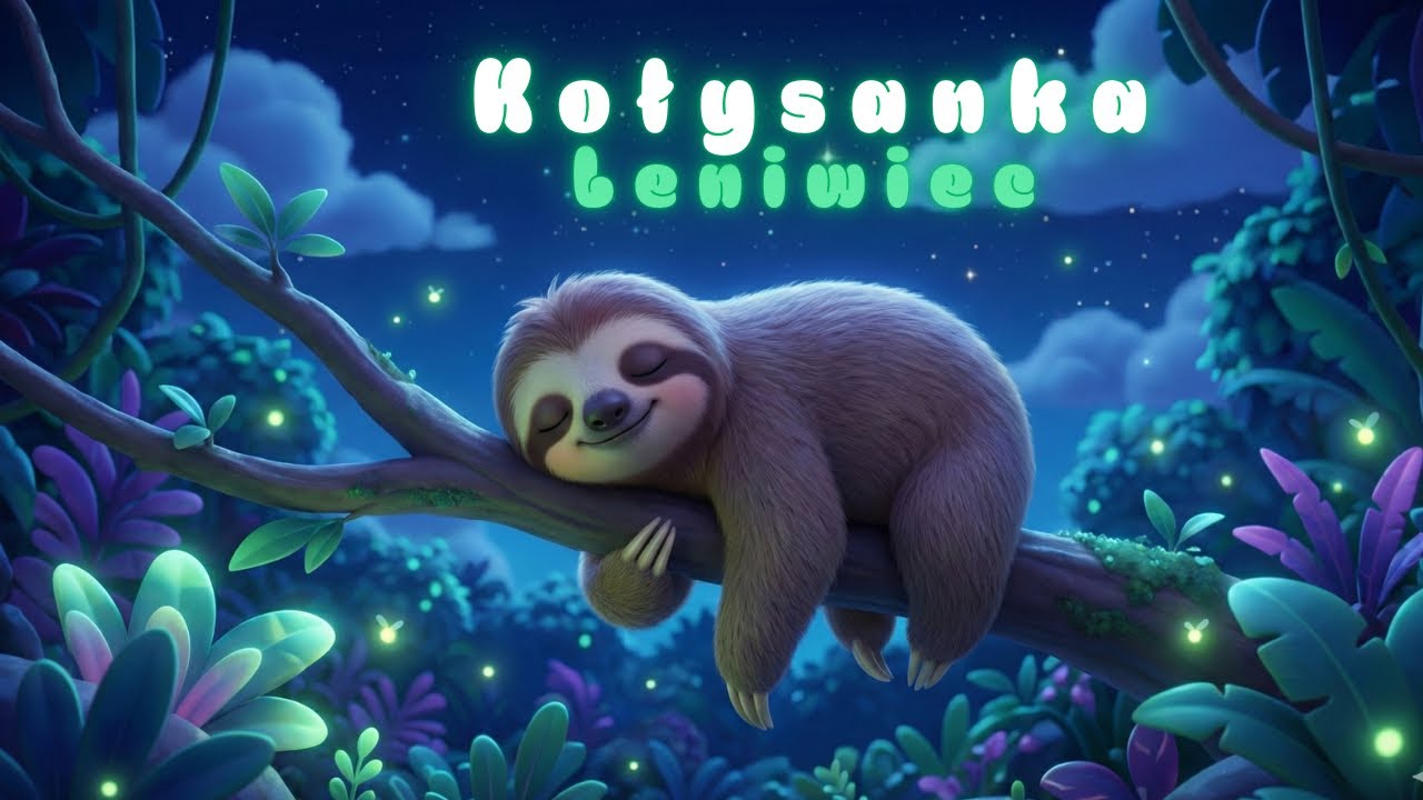 Najsłodsza Kołysanka na Dobranoc 🌙 Leniwiec Lenio i Głęboki Sen