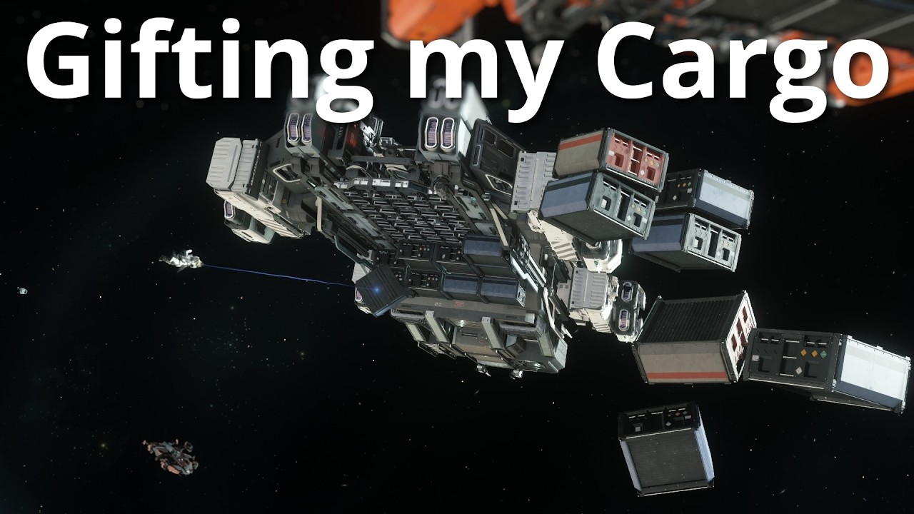 Gifting Players my Mission Cargo | Star Citizen