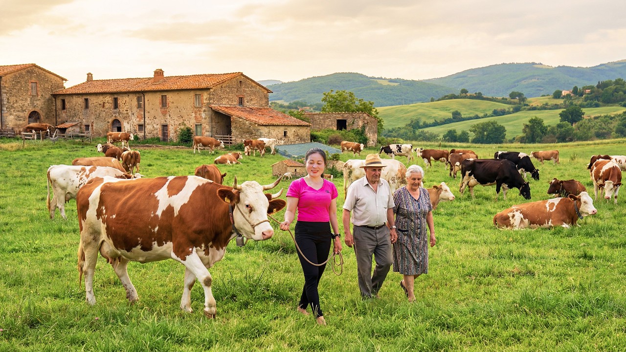 TIMELAPSE -- A Peaceful Life In The Countryside Life - Buy Over 1000+ Cows from Local Farmers