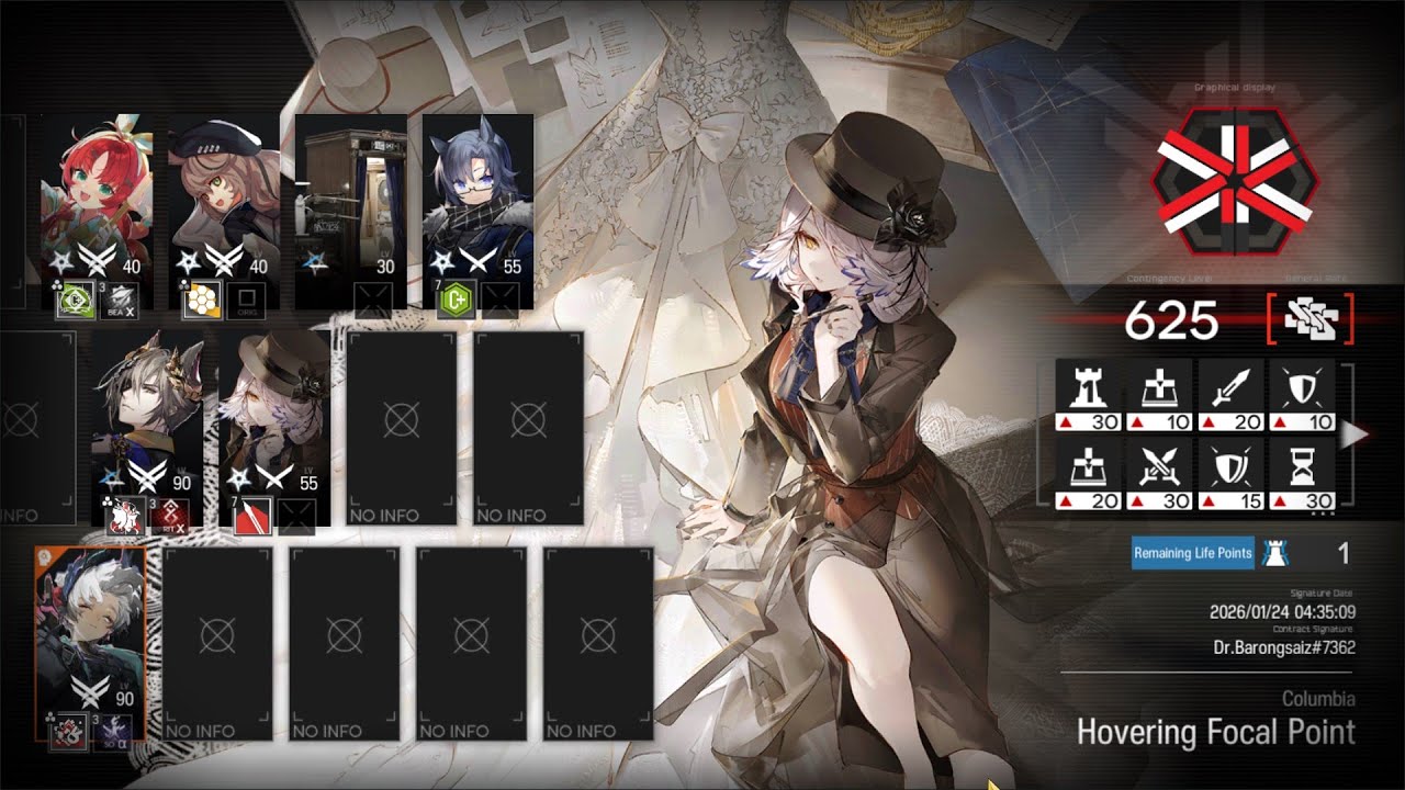 ⟁明日方舟/アークナイツ/Arknight⟁ -░Hovering Focal Point 625░ - Strategy Gameplay 2 Core Ops