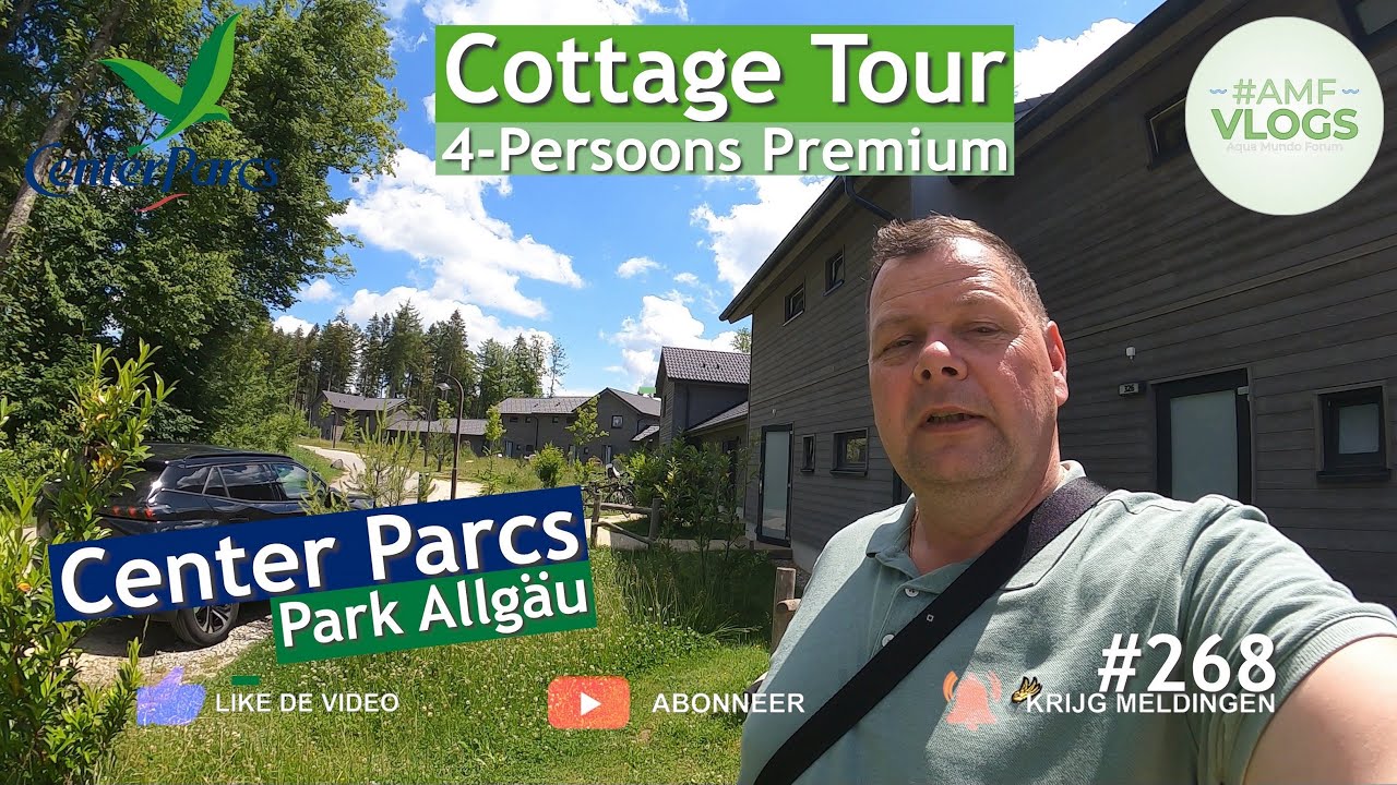 CENTER PARCS PARK ALLGÄU |ONS AVONTUUR |COTTAGE TOUR |4-PERSOONS PREMIUM 326 |VLOG 268 #vakantievlog