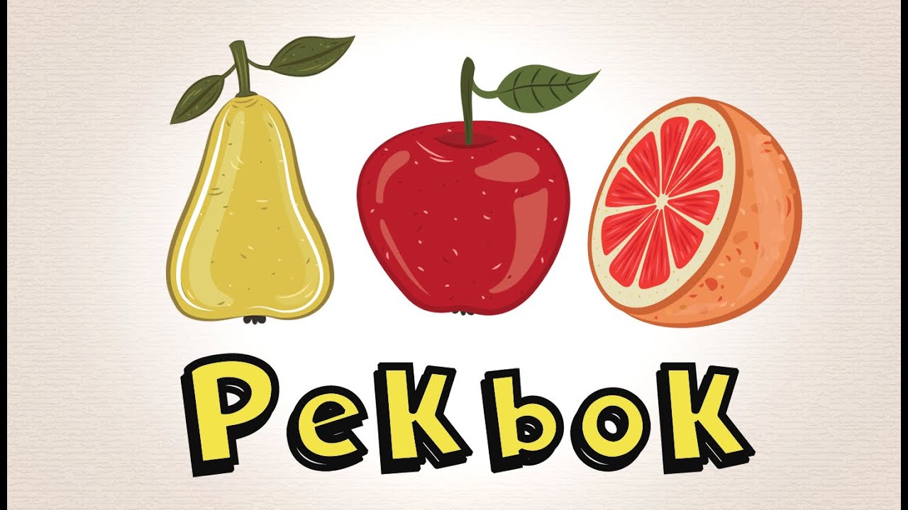 Pekbok Med Frukt | Lär dig Frukterna