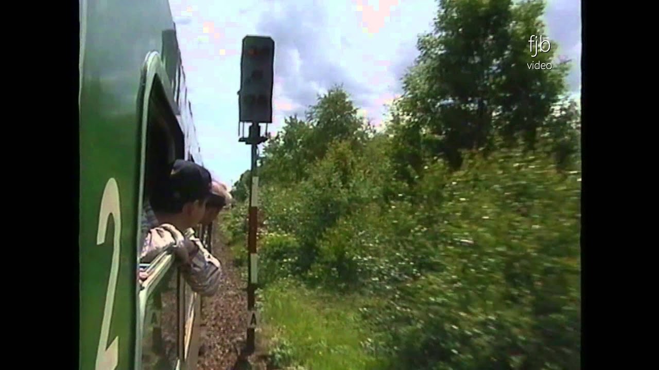 Dampfzugfahrt mit ex DR-Traditionslokomotive 41 1185 Eisenach - Meiningen  / Juni 1997