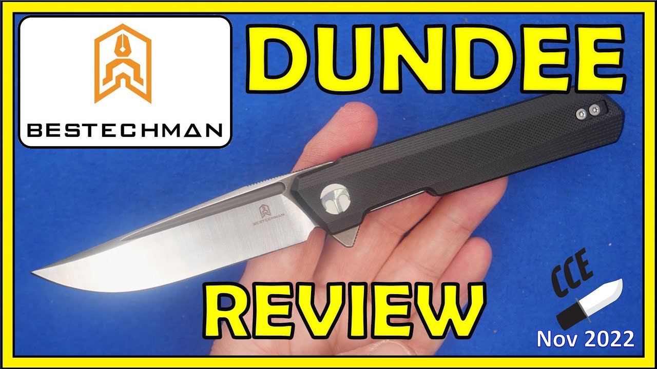 COMPLETE Review of the Bestechman DUNDEE  - NEW Budget Knife Brand from Bestech.