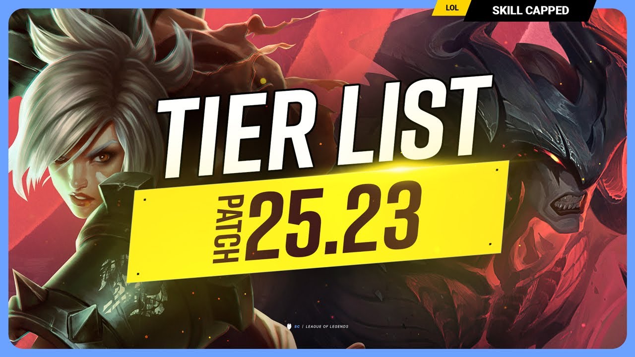 *NEW* TIER LIST for PATCH 25.23 - MASSIVE OFF META JUNGLE BUFFS!
