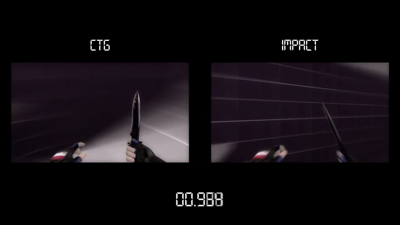 [DUEL] impact vs cTG on 1000fps