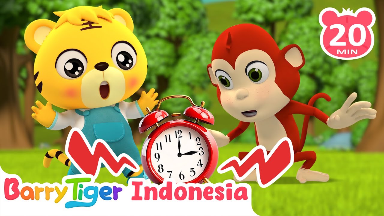 Hickory Dickory Dock | Lagu Hewan & Lagu Anak | Kartun & Video Anak | BarryTiger BabyTiger