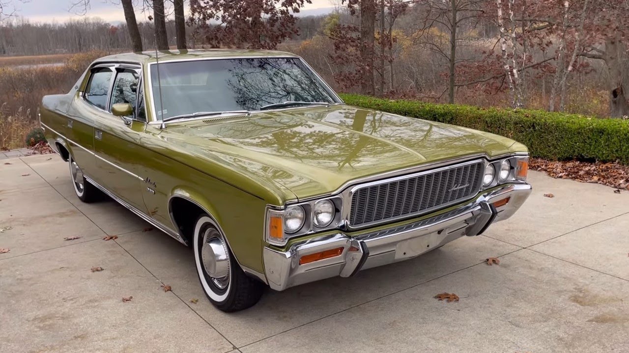 1971 AMC Ambassador Brougham: странные особенности и особенности