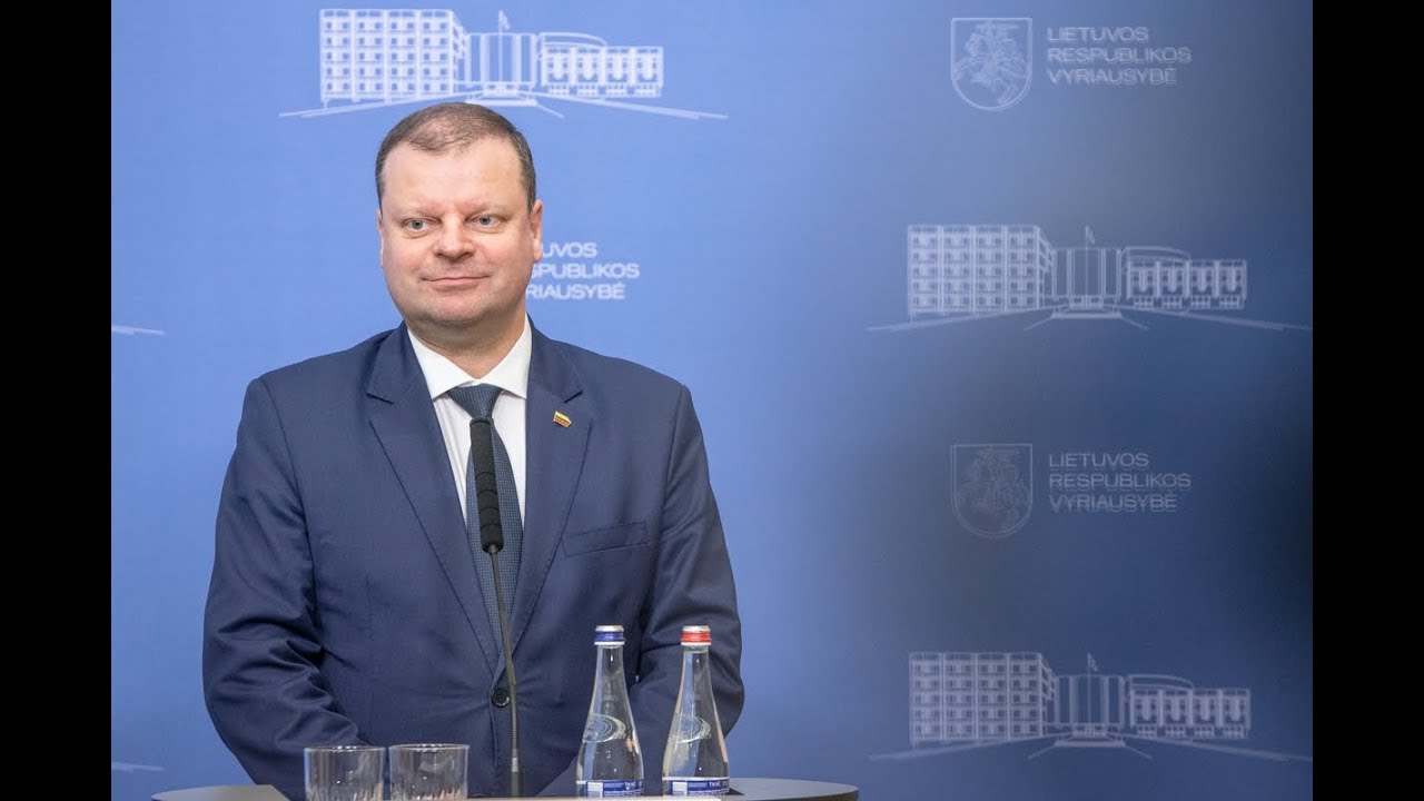 Premjeras S. Skvernelis dalyvavo spaudos konferencijoje po Vyriausybės posėdžio