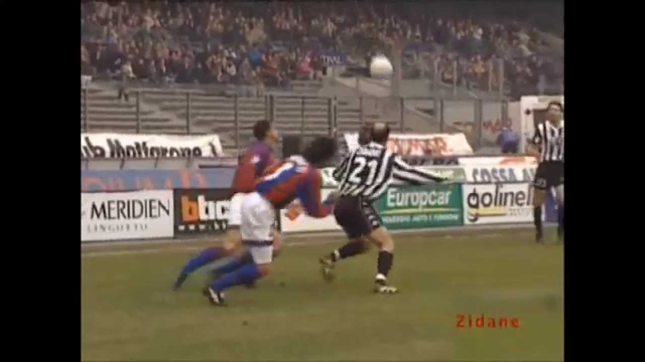 Zinedine Zidane - great ball controls in Juventus
