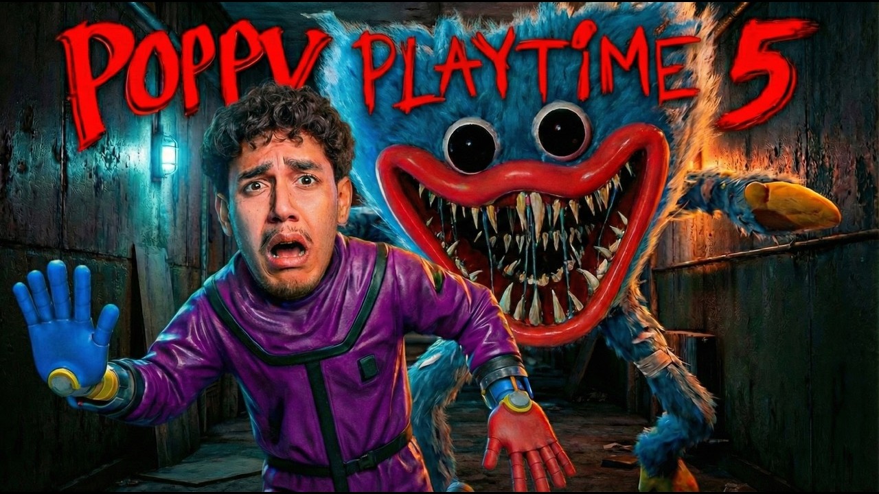 TENTEI SOBREVIVER no POPPY PLAYTIME CAPÍTULO 5! ME ASSUSTEI?