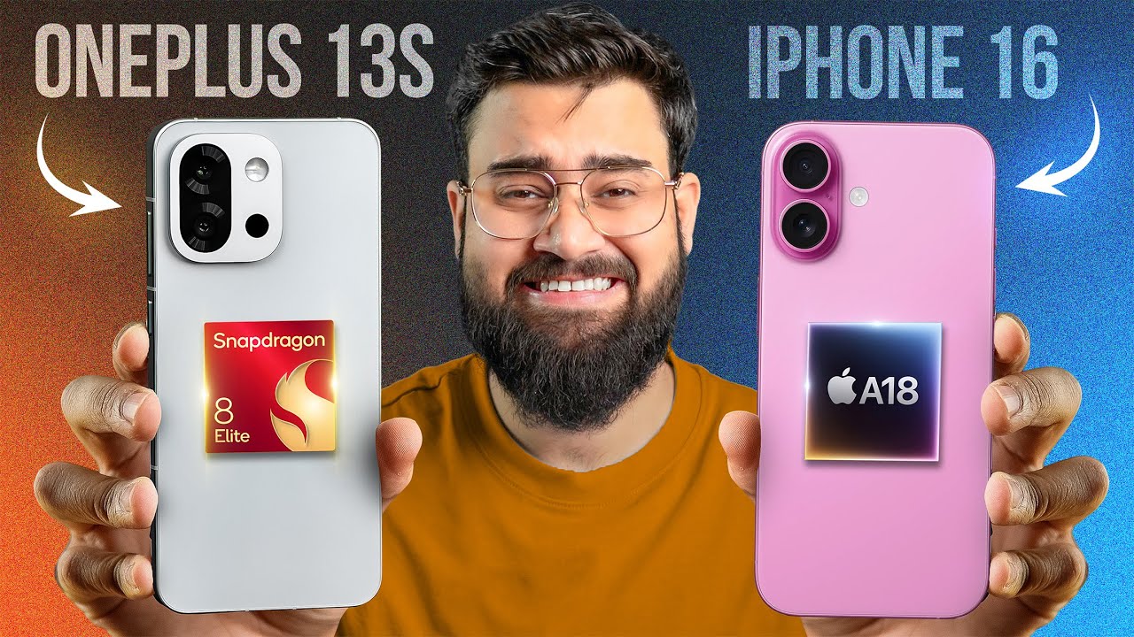 OnePlus 13s vs iPhone 16 *Full Comparison* Apple vs Android 🤖