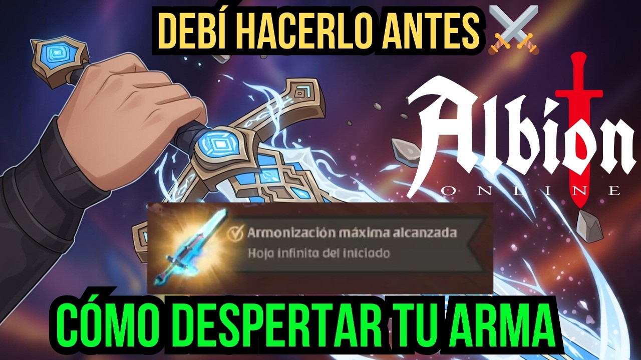 🔥 ¡FORJÉ un ARMA LEGENDARIA .4! Despertar y Encantar | Guía Albion Online 2025