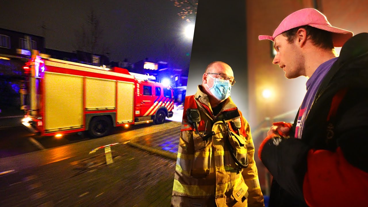 ER IS BRAND BIJ MIJN HUIS!! 