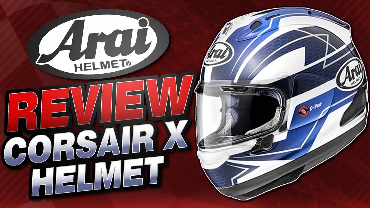 Arai Corsair X Helmet Review from Sportbiketrackgear.com