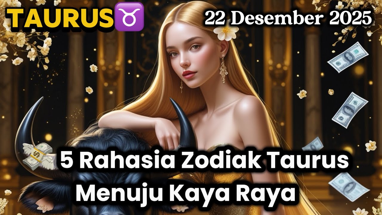 Taurus♉️ 💸 5 Rahasia Zodiak Taurus Menuju Kaya Raya Desember 2025 - Zodiak Magis