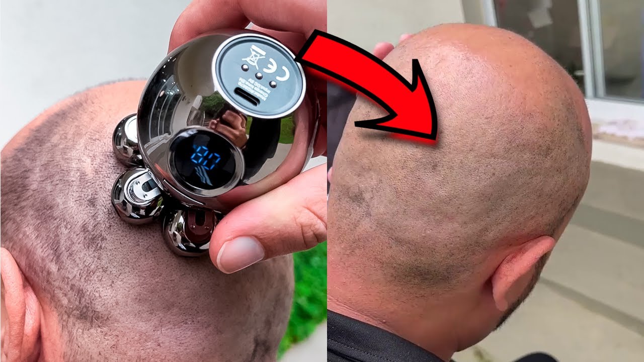 Esse barbeador articulado deixa qualquer careca lustrada instantaneamente