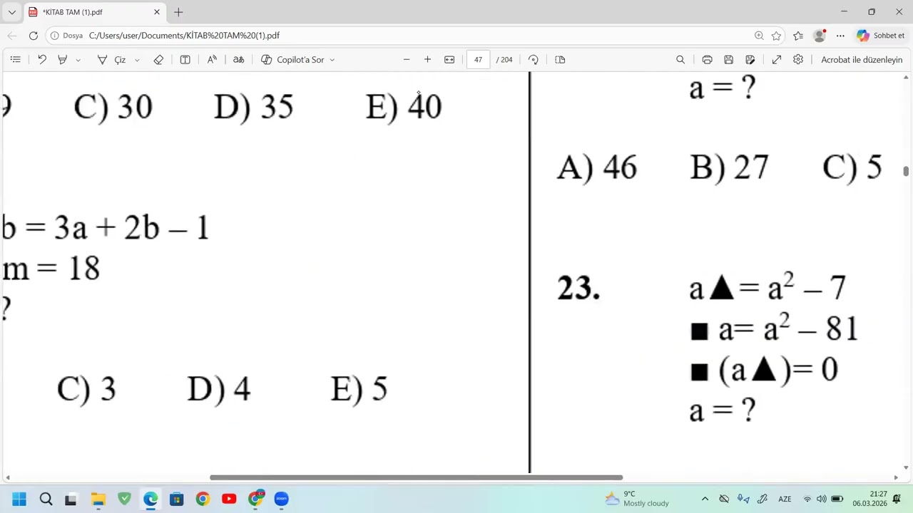 Fiqur ədəd əlaqələri (3-cü dərs) (|| şans)