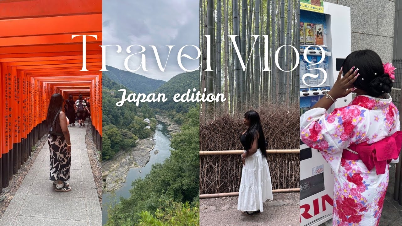 JAPAN Travel Vlog pt2 | Kyoto, tea ceremony, arashiyama bamboo grove, fushimi inari & more