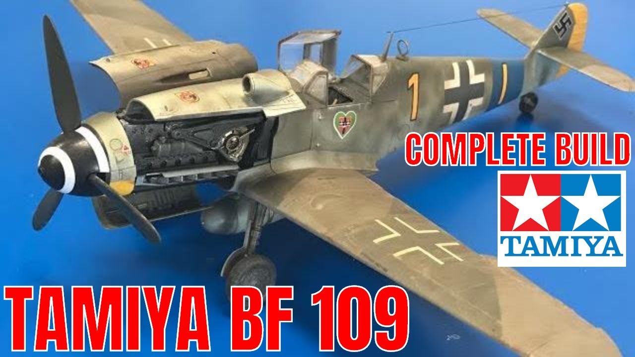 Building the new Tamiya 1/48 Messerschmitt BF109 G6  Complete step by step