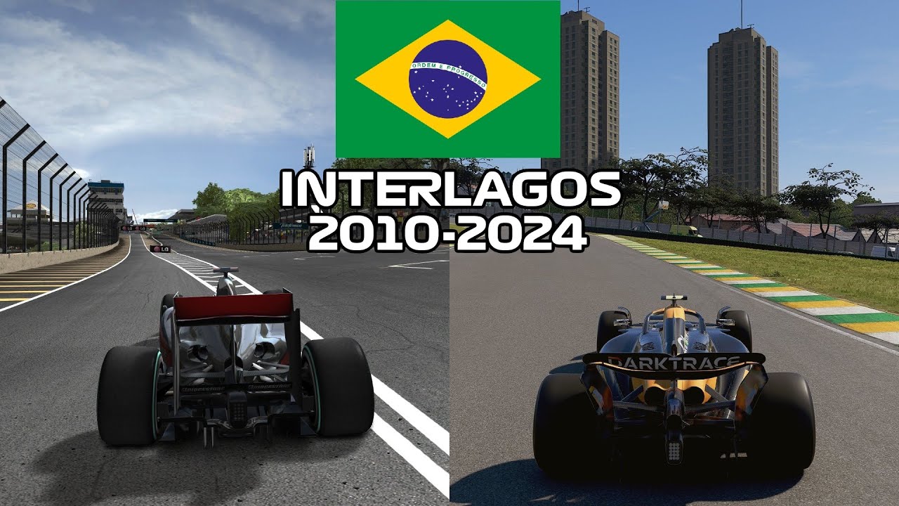 Evolution of Interlagos in Codemasters F1 Games | 2010 - 2024