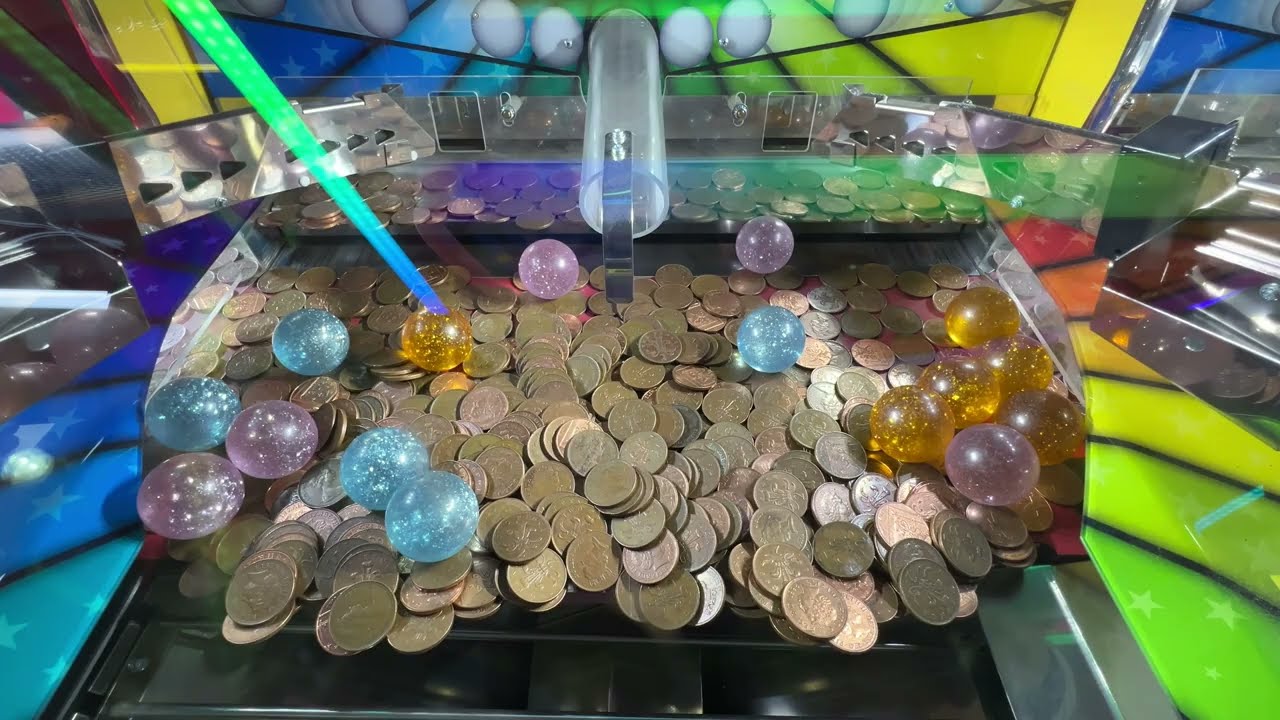Wheel of Fun! Coin Pusher Winning Tickets for Prizes! Olympia Family Amusement Arcade