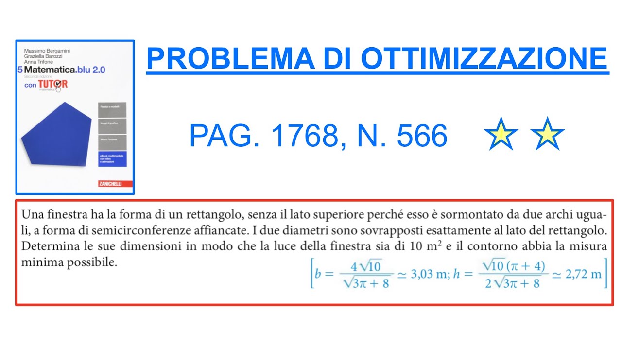 Problema di ottimizzazione - Esercizio svolto 3