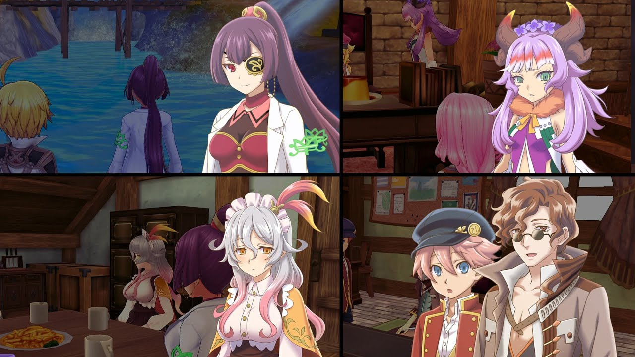 Rune Factory 5 ALL Town Event Cutscenes Compilation English