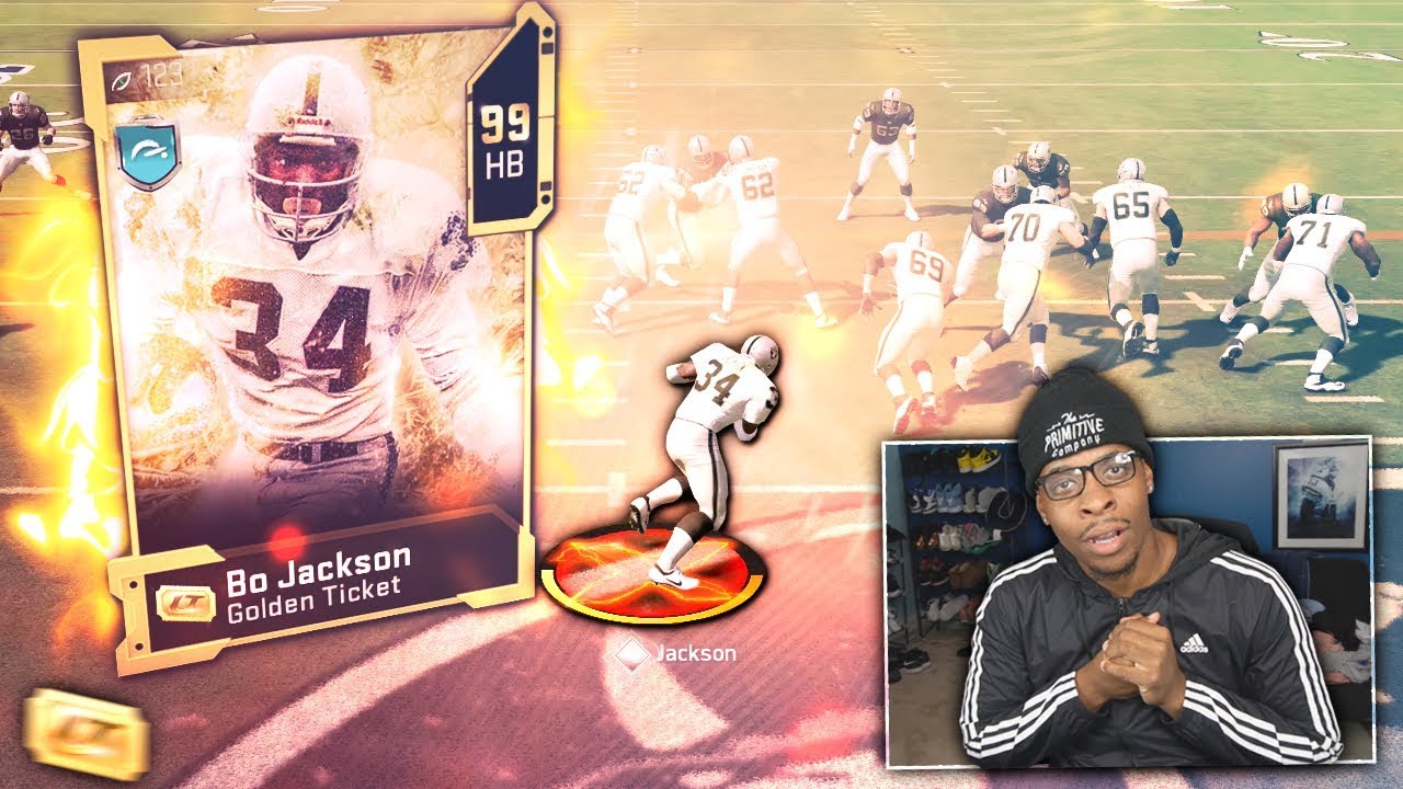 Golden Ticket Bo Jackson Is END GAME .. Madden 20