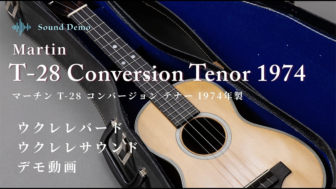 マーチン社の歴史の中で489本のみ作られた稀少楽器をテナーへ…1974年製 Martin T-28 Conversion 試奏