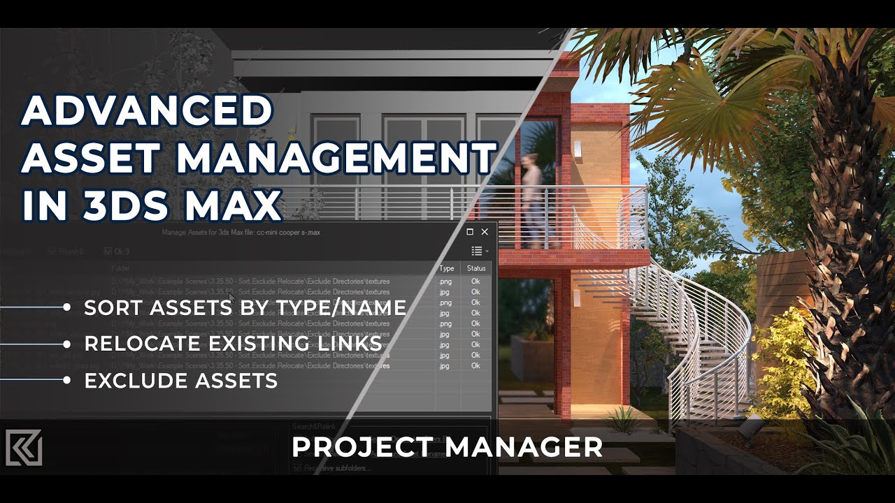 Advanced Asset Management in 3ds Max: Relocate/Sort/Exclude