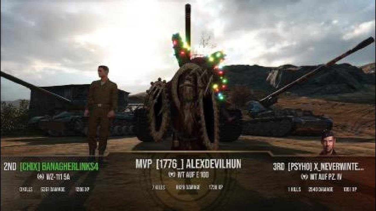 World of Tanks WT AUF E 100 - 7 Kills 6.6K Damage ( Replay )