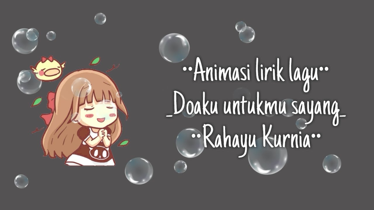 Animasi lirik lagu