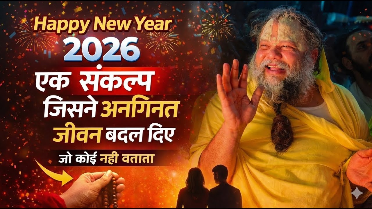 Happy New Year 2026 : एक संकल्प जिसने अनगिनत जीवन बदल दिए - जो कोई नहीं बताता #premanandjimaharaj