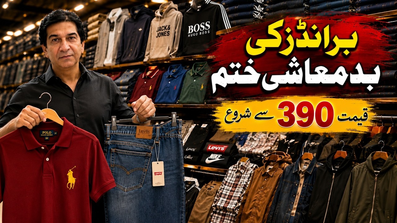 Pakistan's Biggest Branded Garments Factory Outlet | Original Brands Starting From Rs. 390