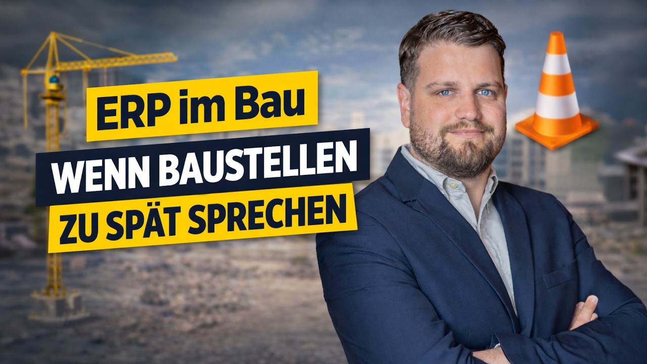 28. Folge: Wenn Baustellen zu spät sprechen – Digitalisierung & ERP im Bau erklärt | BauTechTalk