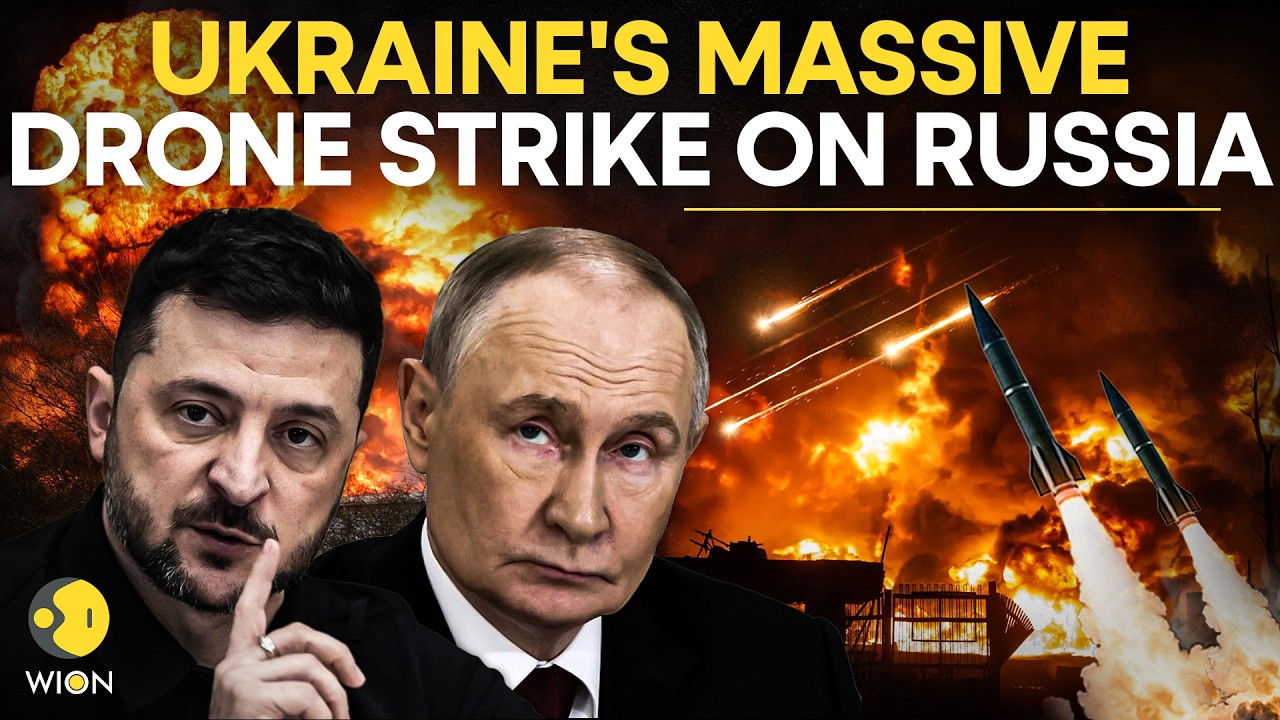 Russia-Ukraine War LIVE: Ukraine&rsquo;s Biggest Drone Strike Yet? Russia Faces Widespread Attacks | WION