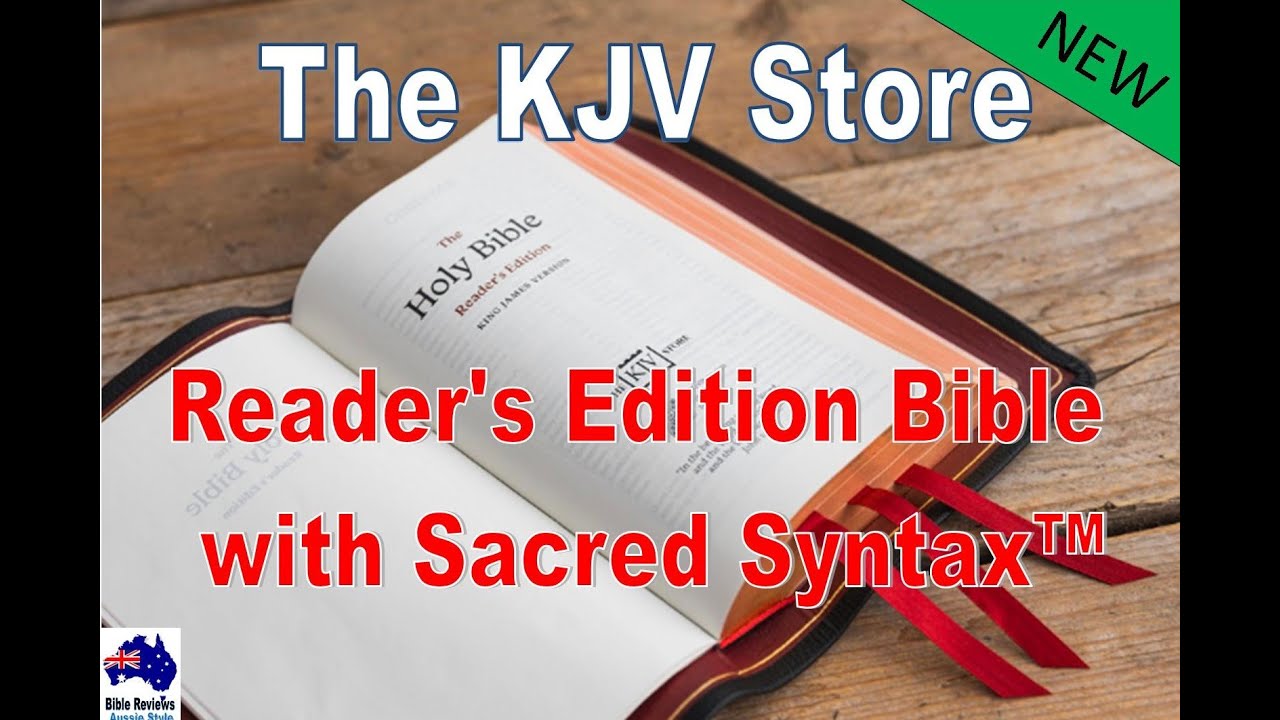 The KJV Reader's Edition