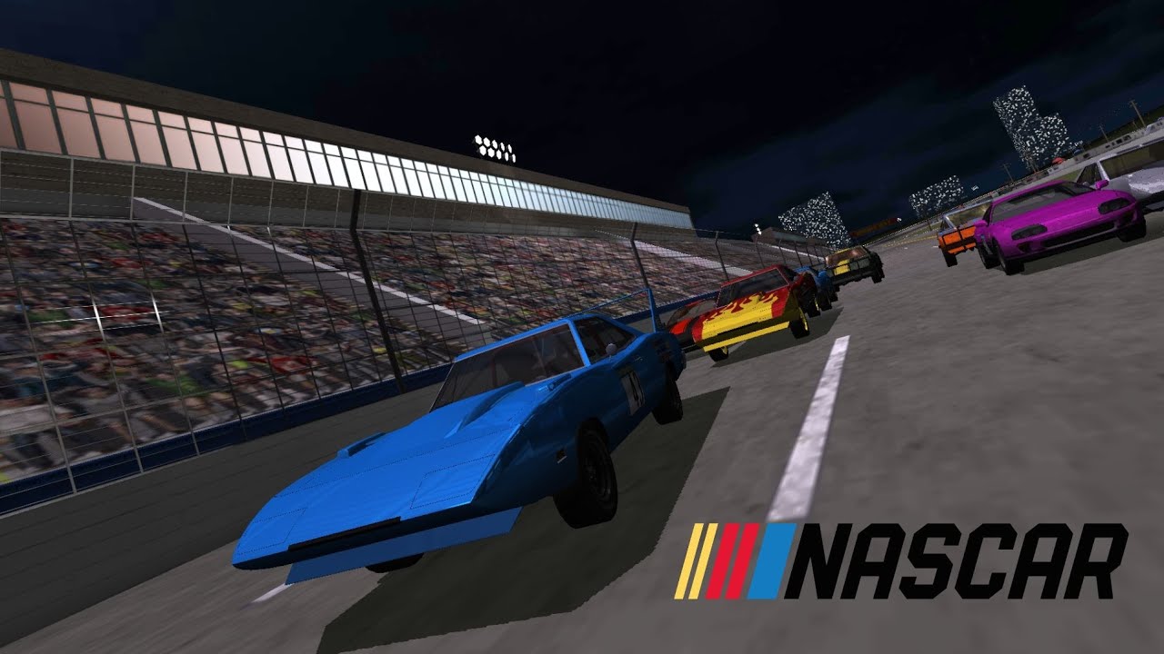 Compitiendo como Richard Petty en Daytona en Demolition Derby 3