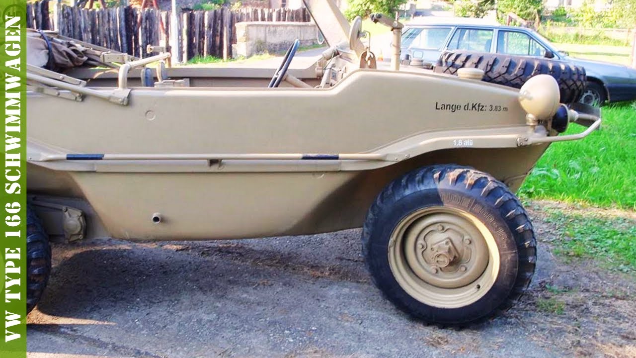 VW Type 166 Schwimmwagen - amphibious vehicle - HD