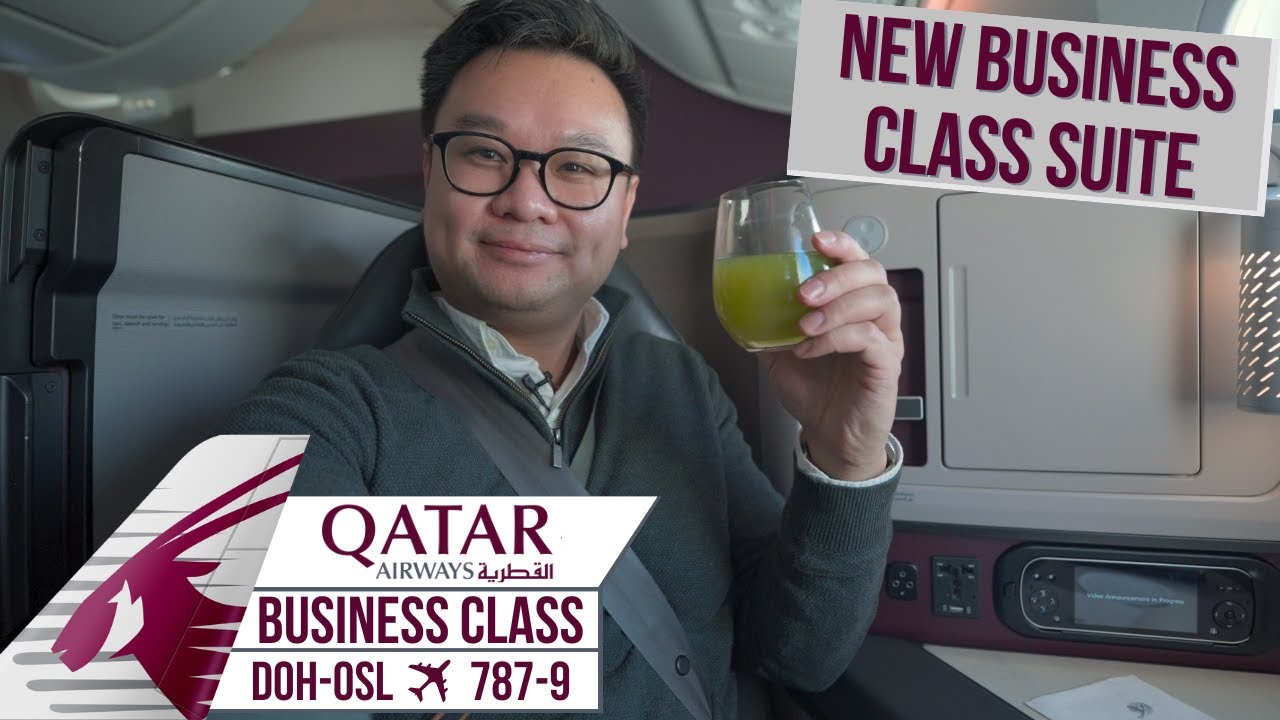 Qatar Airways NEW Business Class Suite 787-9 Review · Doha - Oslo