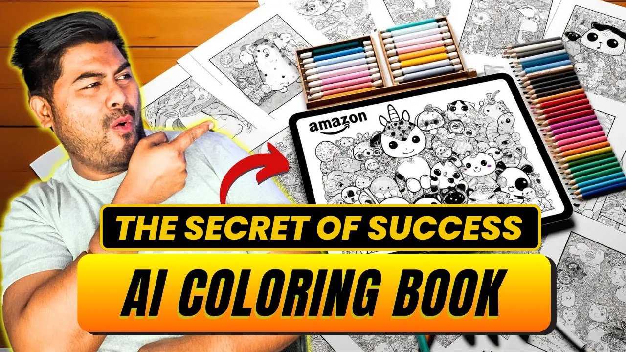 बेचो Coloring AI Images/Book - Amazon KDP for Beginners | Kittl | Hrishikesh Roy