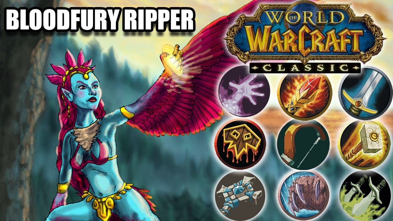 Classic WoW: Soloing Bloodfury Ripper as Every Class! | Bloodfury Bloodline Quest Guide