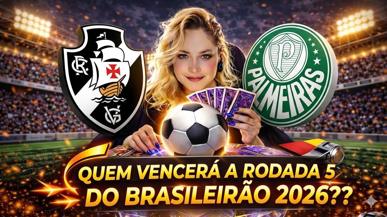 PREVISÃO VASCO X PALMEIRAS PELA RODADA 5 BRASILEIRÃO 2026