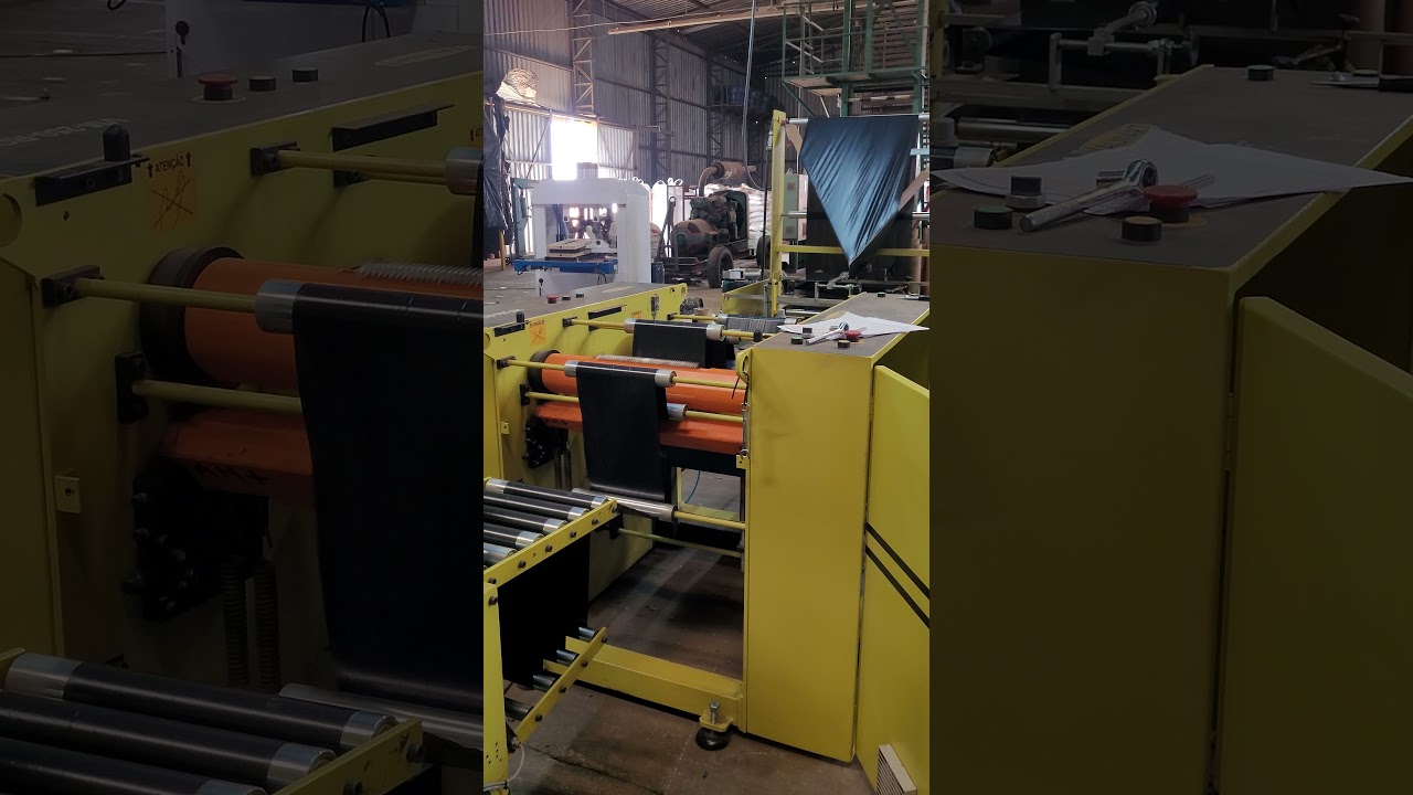 Linha de produção saco de lixo em rolo 🗑