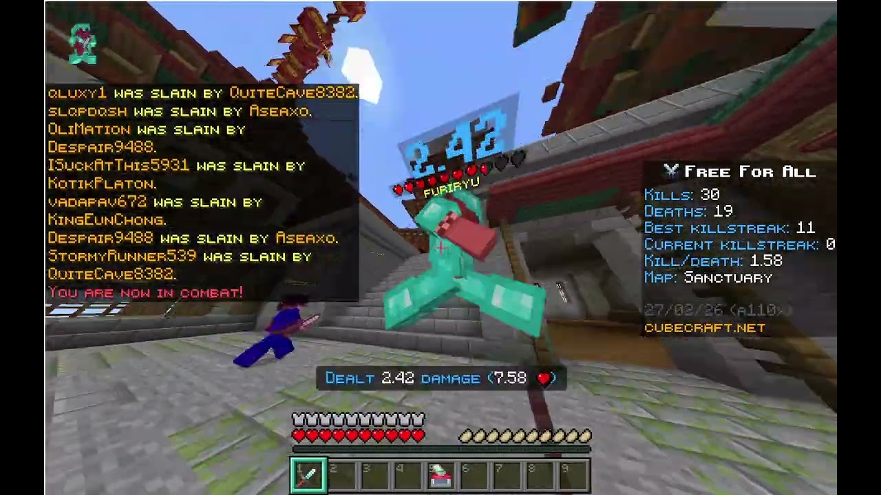 CC FFA duels in Sanctuary map(my fav)!
